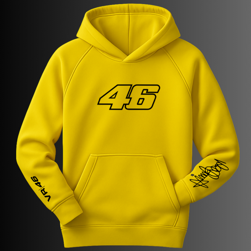 Moletom Canguru Amarelo Rossi Assinatura