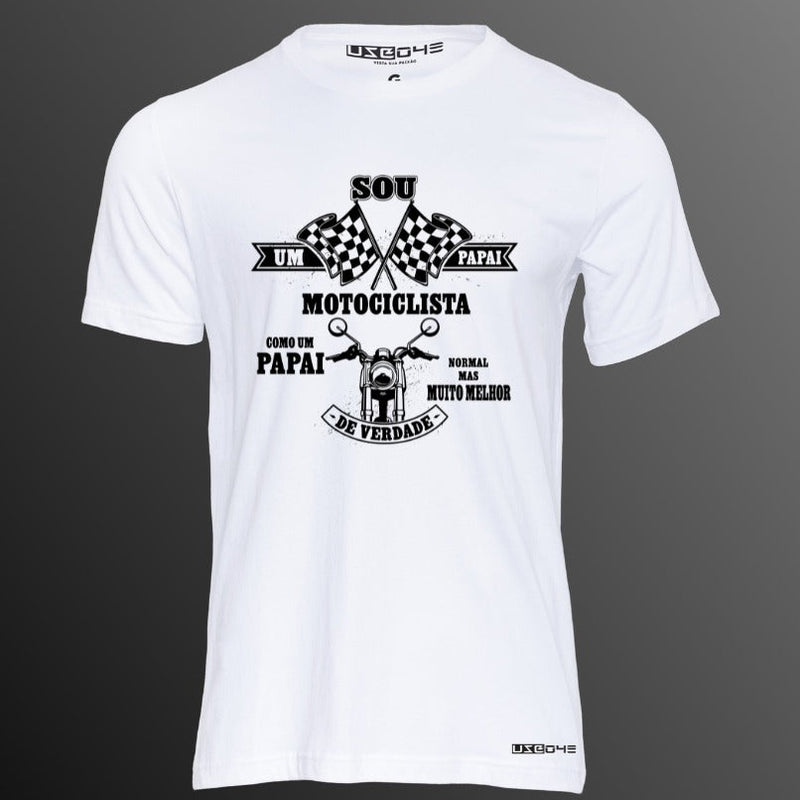 Camiseta Papai Motociclista