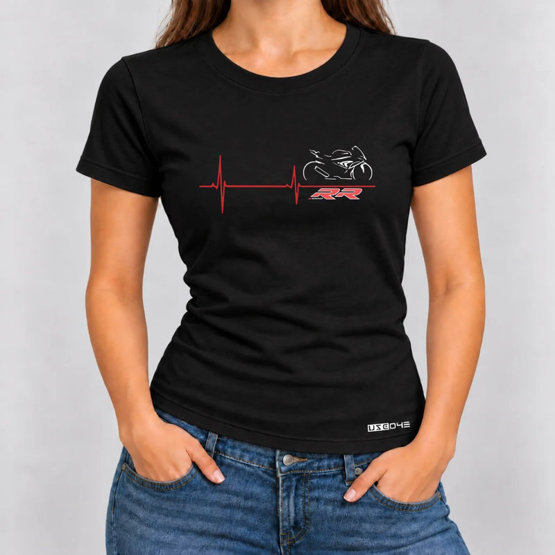 Camiseta Feminina s1000rr Batimentos